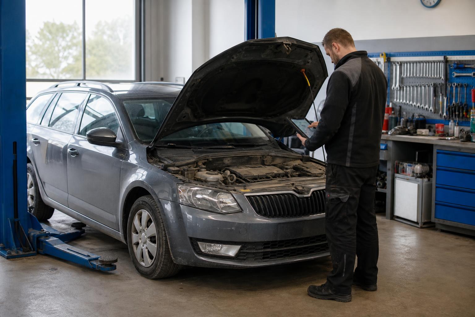 Autoservis Sereď VitSerCars – moderná dielňa a mechanici pri oprave vozidla
